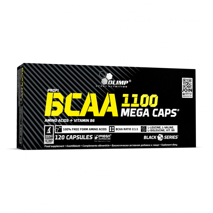 BCAA 1100 Mega Caps 120 Caps